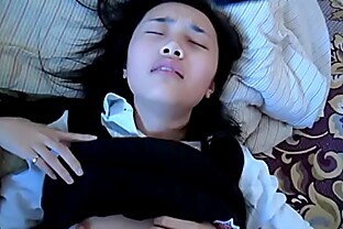 /images/Pretty Chinese teenage College Student CHEN JIA get Cream pie-part 1
